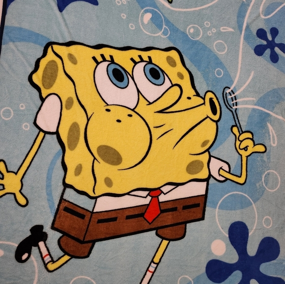 Nickolodeon SpongeBob SquarePants Sheldon J. Plankton Double Sided Twin Size - Picture 4 of 10